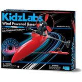 4m Racer Kidzlabs Wind Aangedreven Junior Rood 38-delig