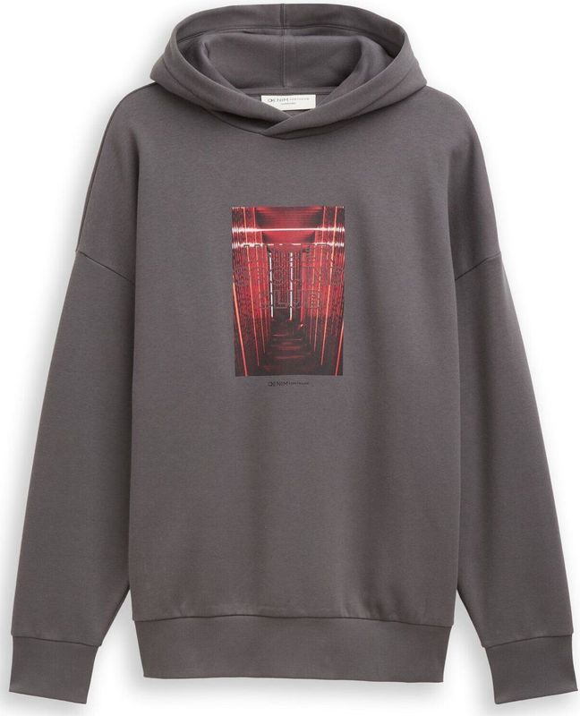 Tom Tailor Denim Oversized hoodiesweatshirt met print