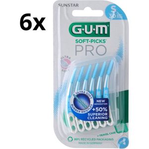 GUM Soft Picks PRO Small – 6 x 30 Stuks - Voordeelverpakking