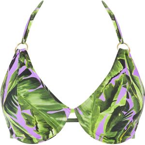 Freya - JUNGLE OASIS UW Halter Bikini Top - CASSIS - Vrouwen
