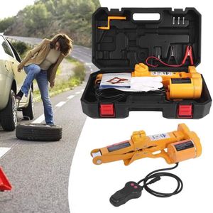 Elektrische krik 12V DC - Hydraulische schaarlift voor bandenwissel en noodreparaties