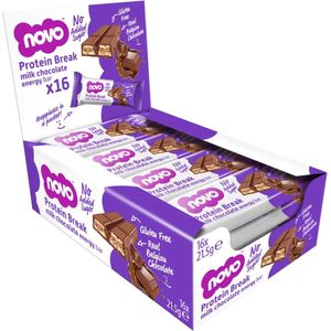 Novo - Protein Break (Milk Chocolate - 16 x 21,5 gram) - Eiwitreep