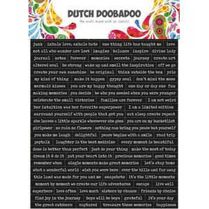 Dutch Doobadoo Dutch Sticker Art A5 Quotes (Eng) 491.200.001
