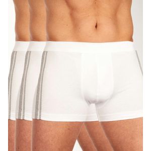 SCHIESSER 95/5 Stretch shorts (3-pack) - wit - Maat: XXL