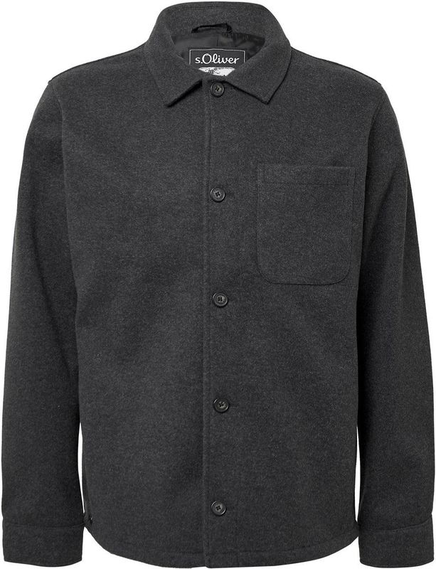 s.Oliver - Outdoor-Jack - Zacht - Met Knoopsluiting - Lange Mouwen