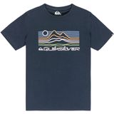 Quiksilver - Ev Light Waves - T-shirt - Blauw - Korte Mouwen - Jongens 16 Years