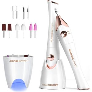 Manicure Set 5 nagelverzorgingshulpstukken nagelvijlenset nagelboormachine salon DIY AG-1335P goud
