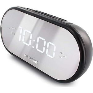 Equivera Wekkerradio Op Netstroom - Klokradio - Wekkerradio - Klokradio Met Wekker - Wekkerradio Dab - Wekker Dab Radio