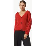 comma - Strickjacke - Cropped Vest - Alpaca-blend