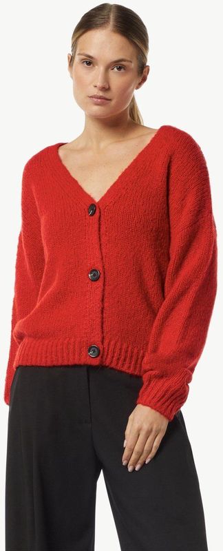 comma - Strickjacke - Cropped Vest - Alpaca-blend