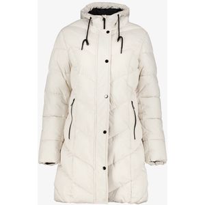 TwoDay gewatteerde dames winterjas lichtbeige - Maat S - Met capuchon - Ritssluiting