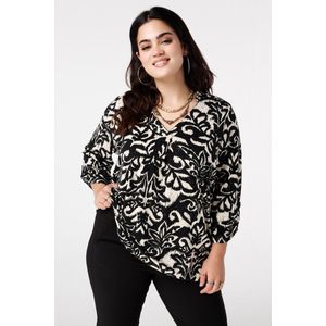 MS Mode Top Top met stretch en foil print