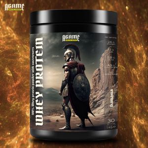 A-Game eiwitpoeder - Whey Protein (1 kg) smaak: Banaan - WARRIOR (SPARTAN)
