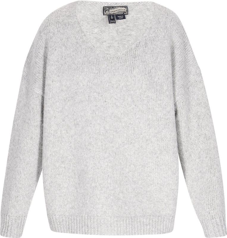 DreiMaster - Vintage - Trui - Lichtgrijs