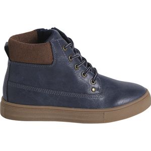 Geveterde Boots - Marineblauw - Synthetisch - Voor Jongens