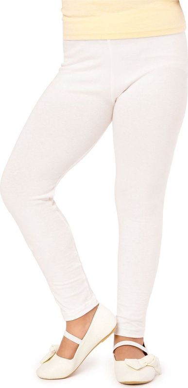 Merry Style MS-MS10-130-LE Meisjes Lang Leggings - Sport - Vrijetijdsbroek - Lang – Viscose - Sporbroek - Yogabroek - Ecru - 110