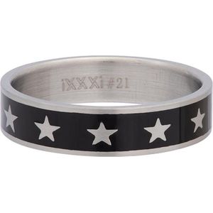 iXXXi Vulring Men 6mm Big Star Zilverkleurig - maat 23