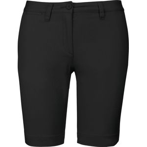 Kariban Dames chino bermudashorts K751 - Black - 42 NL (44 FR)