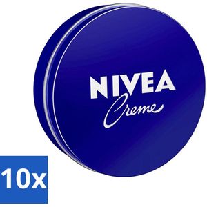 10 x NIVEA - Crèmeblik - Met Natuurlijke Oliën - Verzorgend - 150 ml - Crème - Huidverzorging - Droge Huid - Normale Huid - Gezicht Verzorging
