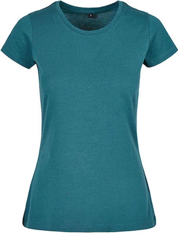 Build your Brand Ladies´ Basic Tee BYBB012 - Teal - XS