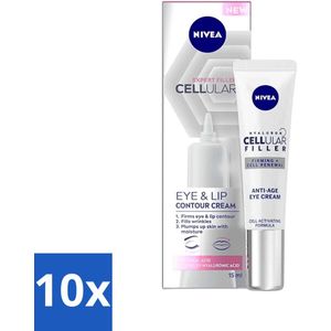 NIVEA - CELLular Expert Filler - Oogcrème - 15 ml - Anti-Veroudering - Met Hyaluronzuur