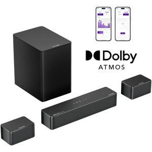 ULTIMEA - Poseidon D60 - Home Theater System - 5.1-kanaals - Dolby Atmos - Draadloze Subwoofer