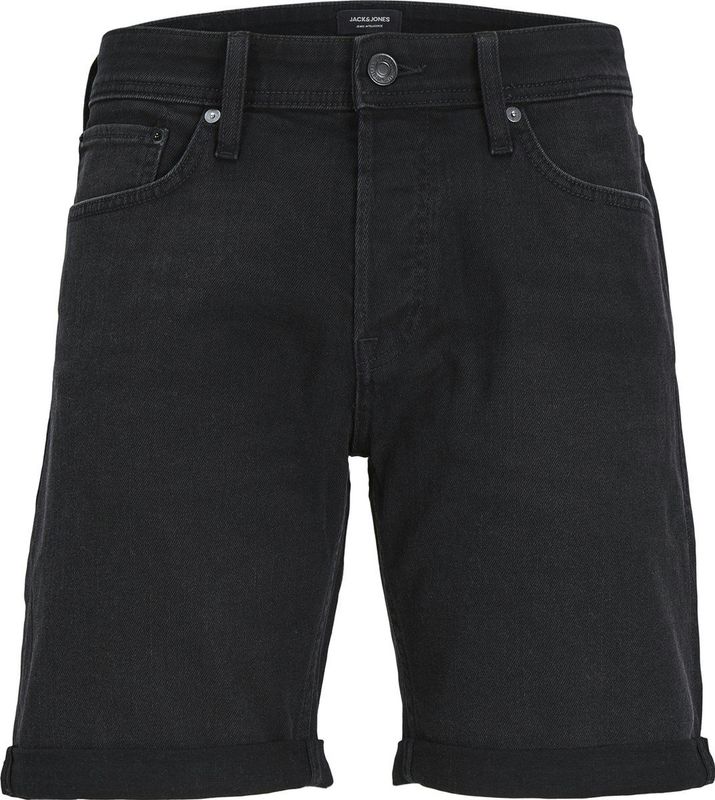 JACK & JONES - JJIRICK - Jeansshort - Zwart - Korte Broek - Regular Fit