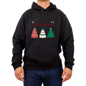Kersttrui | Foute kersttrui dames | Foute kersttrui heren | Kerst hoodie | Kerstcadeau | Maat XL | Zwart | Fotofabriek