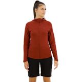 Odlo Ascent Pw 220 Fleece Met Volledige Rits Rood XL Vrouw