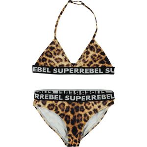 Meisjes bikini triangel Isla - Leopard AOP