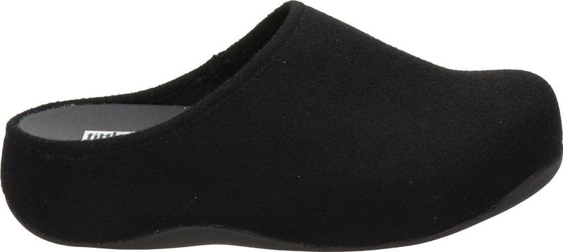 Fitflop Dames Shuv Felt Pantoffels, All Black, zwart (all black), 40 EU