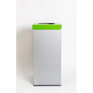 Easybin Eco flex 50 Liter vierkante afvalemmer Groen