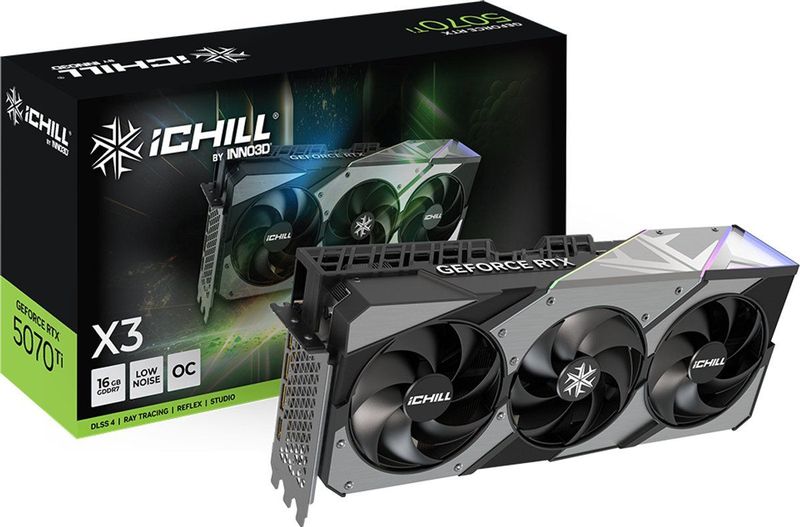 INNO3D - GeForce RTX 5070 Ti ICHILL X3 - Videokaart - 16GB