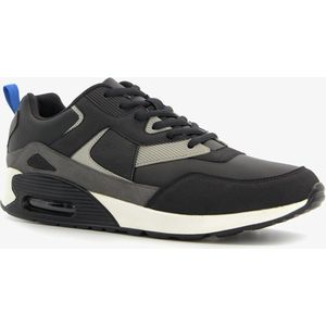 Blue Box heren sneakers met airzool - Zwart - Extra comfort - Memory Foam - Maat 46