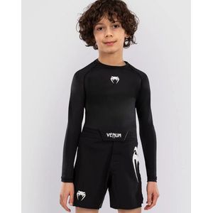 Venum Light Kids Fight Shorts Zwart Wit - 10 Jaar