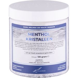 Claudius - Menthol Kristallen - 130 gram - Natuurlijk Product