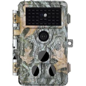 Equivera Wildcamera voor Buiten - Wildcamera met Nachtzicht - WiFi - Hoge Resolutie - Waterdicht - Wild Camera - Premium