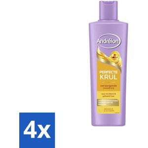 Andrélon – Shampoo – Perfecte Krul – 250 ml - Voordeelverpakking - 4 stuks
