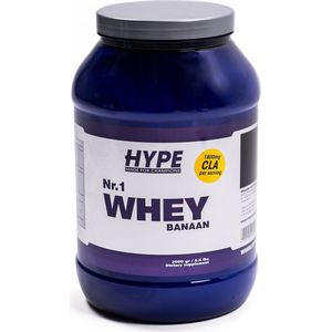 Hype Nutrition Nr.1 Whey Protein - Eiwitpoeder - 900 gram - Banaan