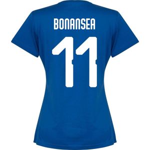 Italië Team Bonansea 11 T-shirt - Blauw - Dames - L