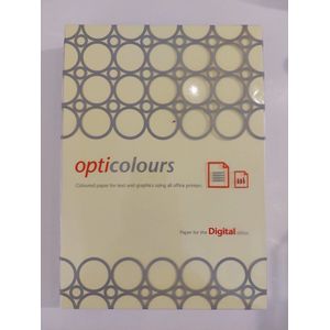 Opticolours gekleurd printpapier A4 80g/m² citroengeel 500 vellen