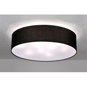 Lumidora Plafondlamp 71272 - 9 Lichts - E27 - Zwart - Textiel - ⌀ 70 cm