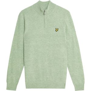 Lyle & Scott - Trui Met Rits - Lichtgroen - M (38)