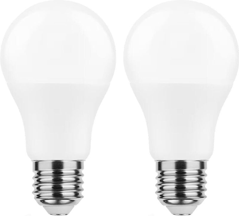 Modee - E27 LED Lamp - Daglicht Wit - 11W - 1055lm - Vervangt 75W Halogeen Gloeilamp - 2 stuks