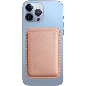 Magnetische Kaarthouder Geschikt Voor Magsafe | Magsafe Wallet | Pasjeshouder Geschikt Voor iPhone 12/13/14/15 Serie - Rosé Goud