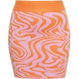 myMo - Rock - Gebreid - Minirok - Hoge Taille - Jacquardpatroon