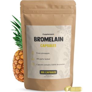 Cupplement - Bromelain Capsules - 500mg - 60 Capsules - Natuurlijk