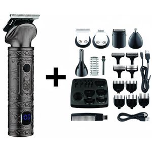 Zilan Apollon 16 in 1 – Professionele Trimmer – Shaver – Grooming Set – LED Display – Draadloos – Snelle Oplaadfunctie – Inclusief 10 Opzetkammen