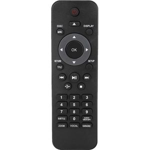 Vervangende afstandsbediening, afstandsbediening voor dvd-speler Hoogwaardige dvd-afstandsbediening, geschikt voor dvd-speler zwart