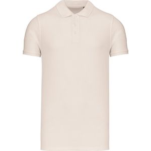 Kariban BIO piqué herenpolo korte mouwen K209 - Cream - L